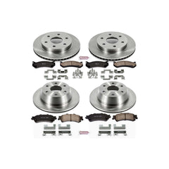 Power Stop KOE2010 Autospecialty - 1-Click Daily Driver Brake Kits (Front And Rear) for 1999-2007 Chevrolet Astro product image