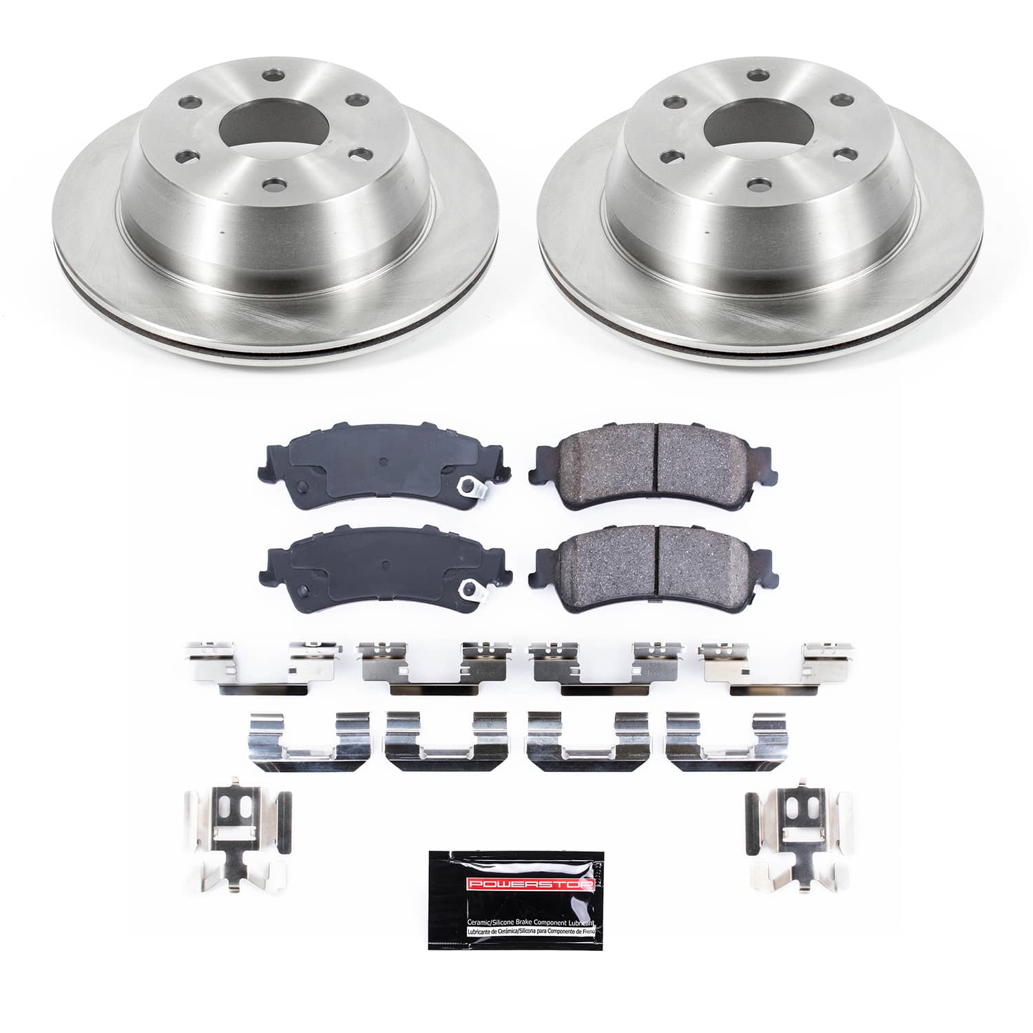 Power Stop KOE2018 Autospecialty - 1-Click Daily Driver Brake Kits (Rear) for 1999-2007 Chevrolet Astro product image
