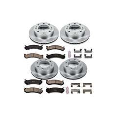 Power Stop KOE2023 Autospecialty - 1-Click Daily Driver Brake Kits (Front And Rear) for 1999-2009 Chevrolet Silverado 1500 HD product image