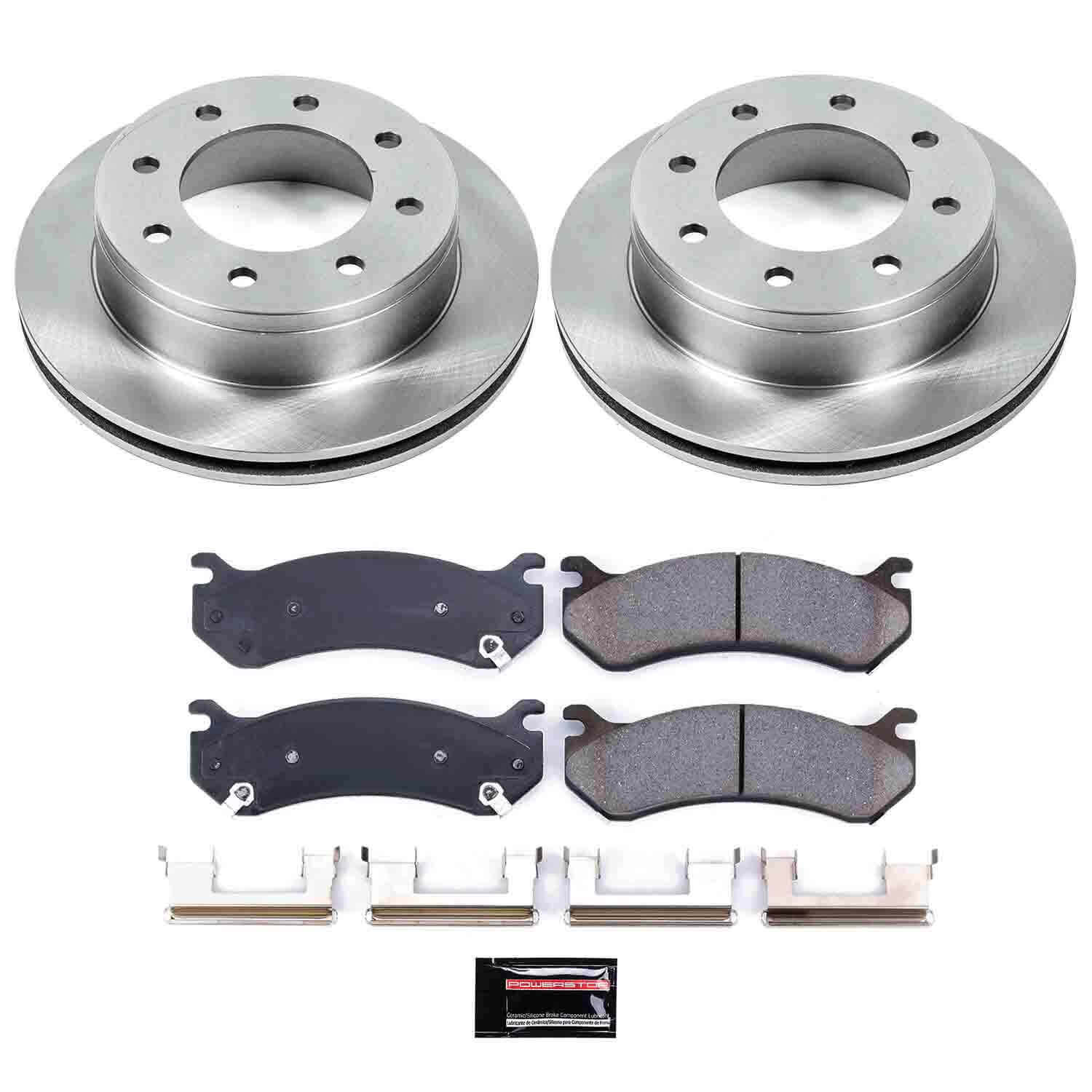 Power Stop KOE2036 Autospecialty - 1-Click Daily Driver Brake Kits (Rear) for 1999-2009 Chevrolet Silverado 1500 HD product image