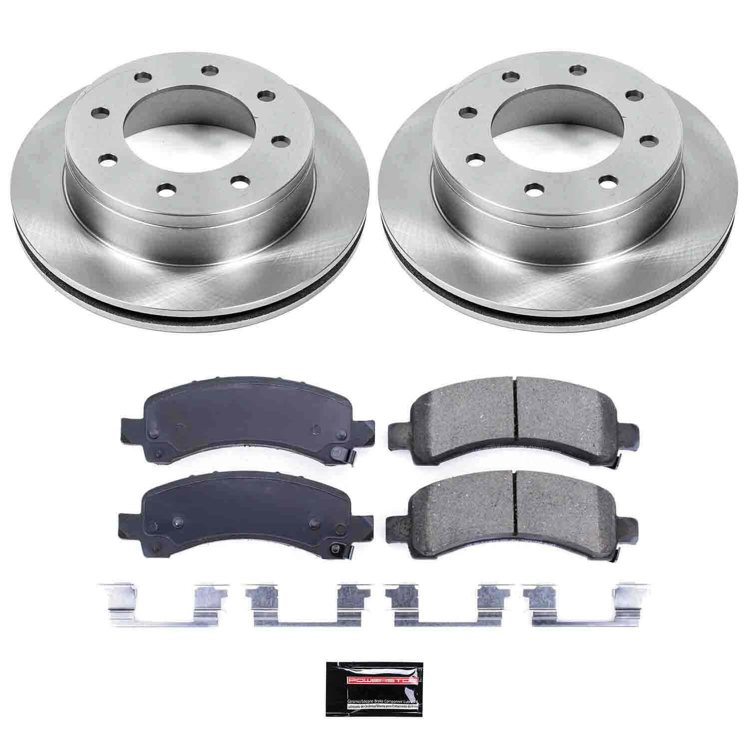 Power Stop KOE2039 Autospecialty - 1-Click Daily Driver Brake Kits (Rear) for 2003-2020 Chevrolet Express 2500 product image