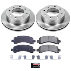 Power Stop KOE2039 Autospecialty - 1-Click Daily Driver Brake Kits (Rear) for 2003-2020 Chevrolet Express 2500 product image