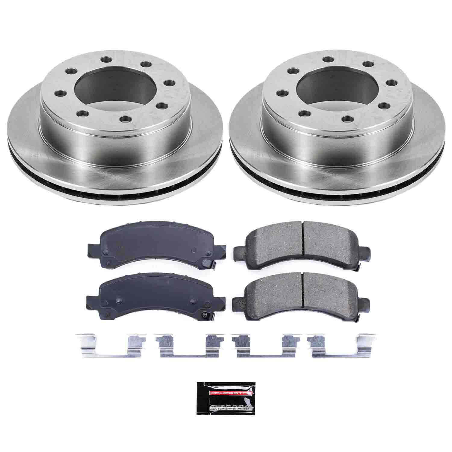 Power Stop KOE2043 Autospecialty - 1-Click Daily Driver Brake Kits (Rear) for 2003-2016 Chevrolet Express 2500 product image