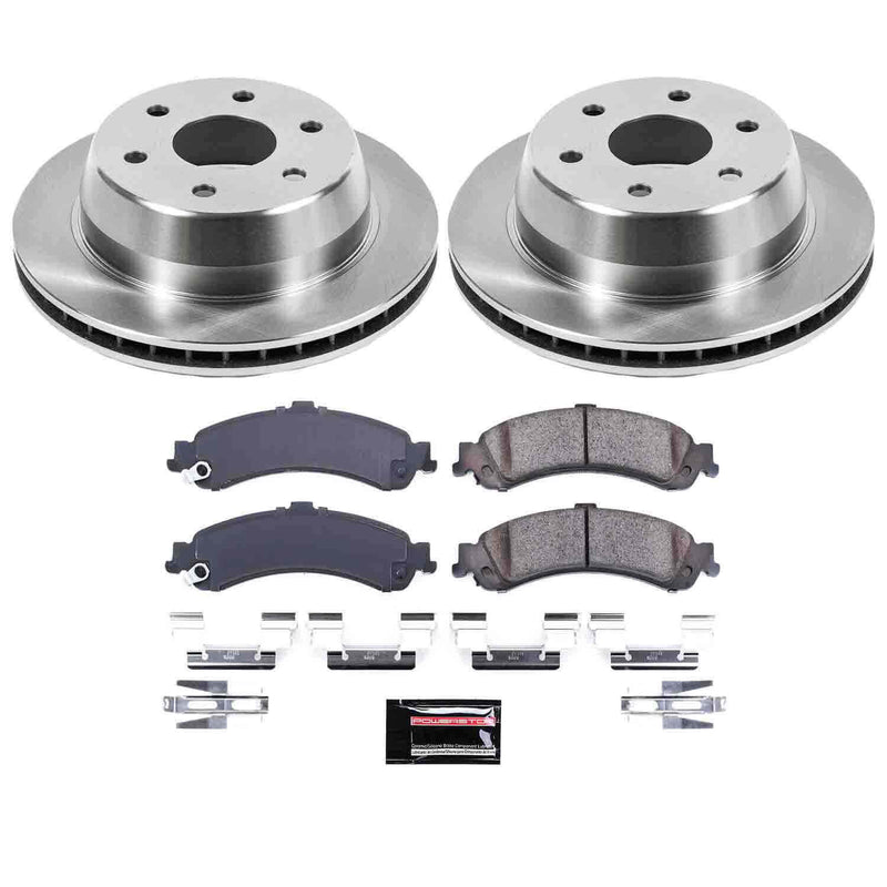 Power Stop KOE2046 Autospecialty - 1-Click Daily Driver Brake Kits (Rear) for 2000-2007 Cadillac Escalade product image