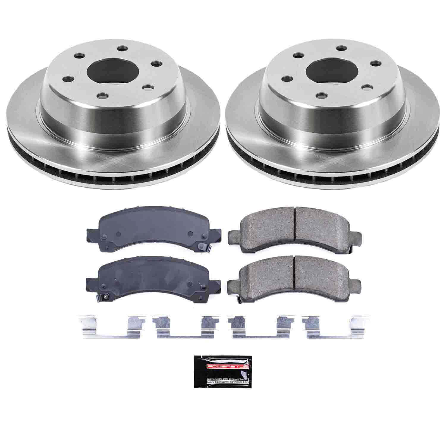 Power Stop KOE2047 Autospecialty - 1-Click Daily Driver Brake Kits (Rear) for 2002-2014 Cadillac Escalade product image
