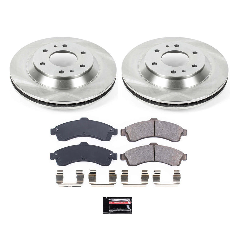 Power Stop KOE2057 Autospecialty - 1-Click Daily Driver Brake Kits (Front) for 2002-2005 Buick Rainier product image
