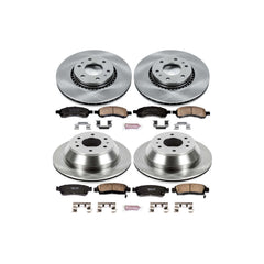 Power Stop KOE2060 Autospecialty - 1-Click Daily Driver Brake Kits (Front And Rear) for 2006-2009 Buick Rainier product image