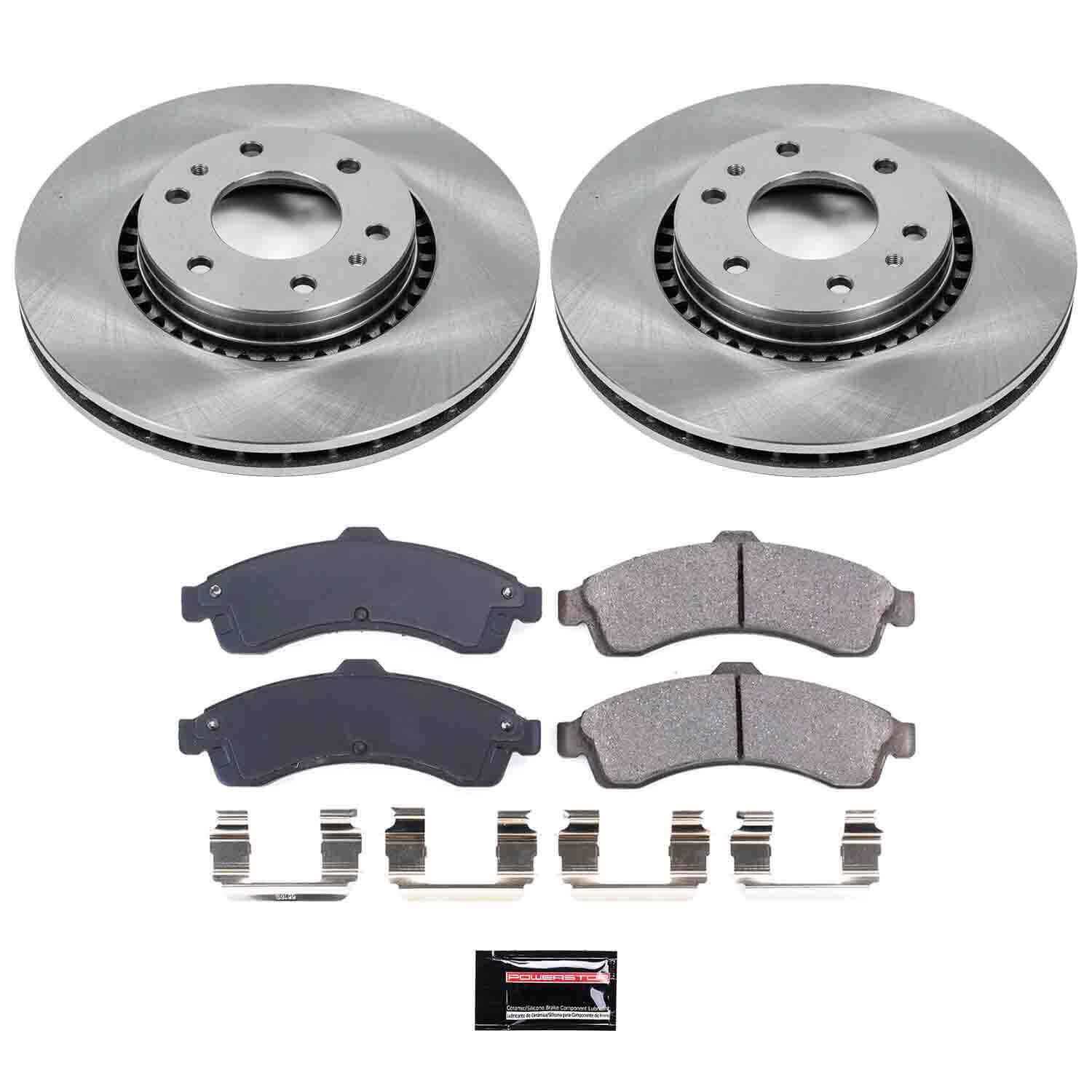 Power Stop KOE2061 Autospecialty - 1-Click Daily Driver Brake Kits (Front) for 2002-2006 Buick Rainier product image