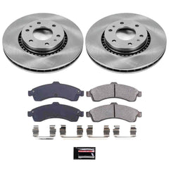 Power Stop KOE2061 Autospecialty - 1-Click Daily Driver Brake Kits (Front) for 2002-2006 Buick Rainier product image