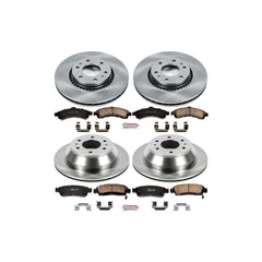 Power Stop KOE2062 Autospecialty - 1-Click Daily Driver Brake Kits (Front And Rear) for 2002-2006 Buick Rainier product image