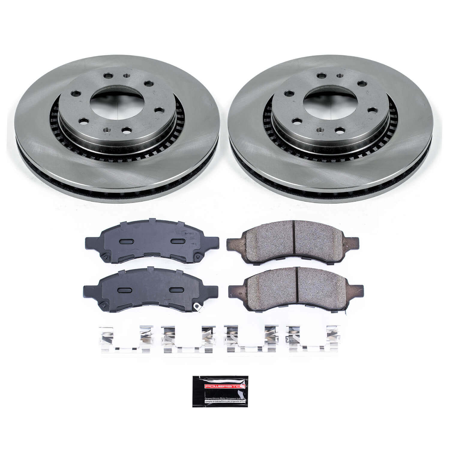 Power Stop KOE2084 Autospecialty - 1-Click Daily Driver Brake Kits (Front) for 2006-2009 Buick Rainier product image