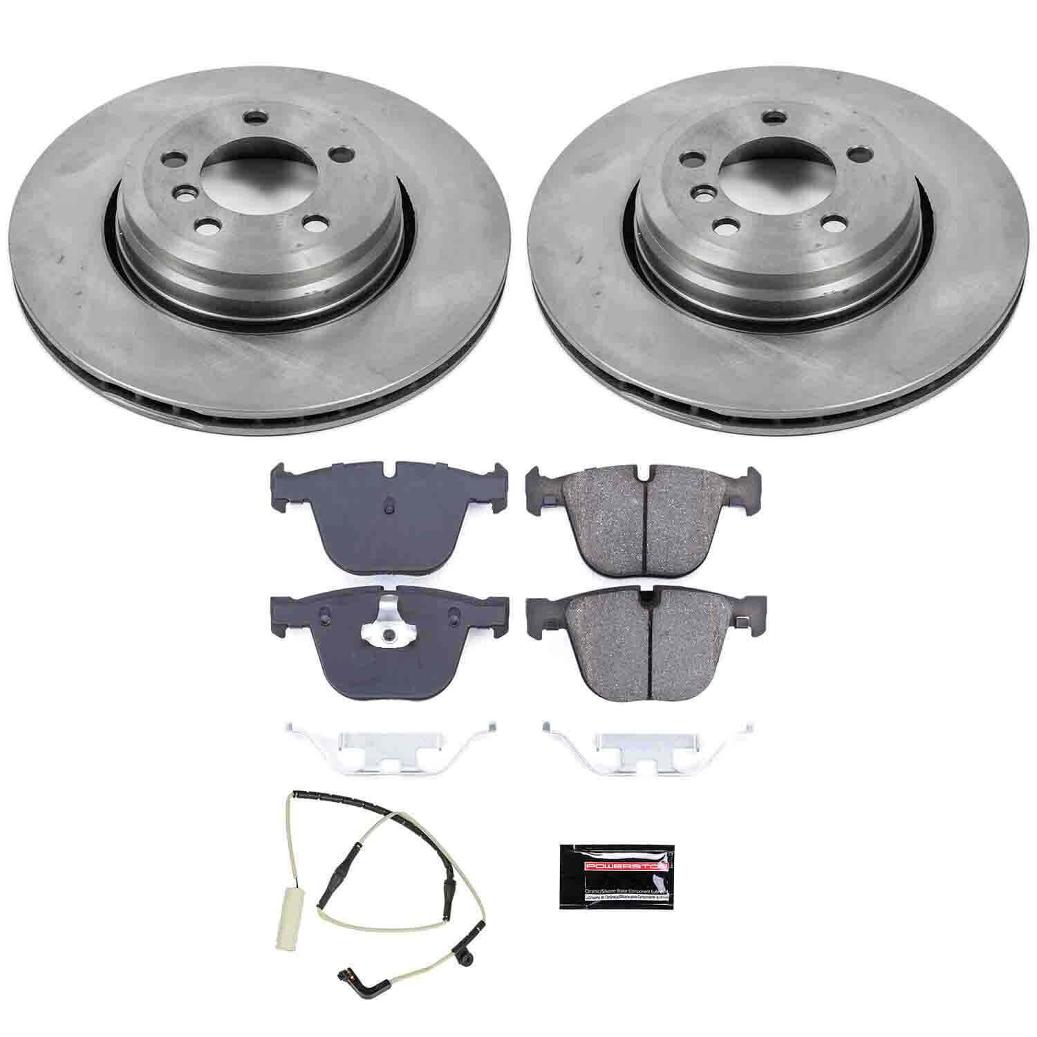 Power Stop KOE2086 Autospecialty - 1-Click Daily Driver Brake Kits (Rear) for 2002-2005 BMW 745I product image