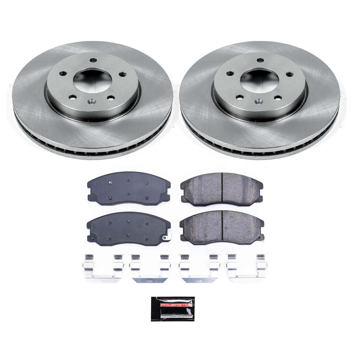 Power Stop KOE2090 Autospecialty - 1-Click Daily Driver Brake Kits (Front) for 2007-2015 Chevrolet Captiva Sport product image