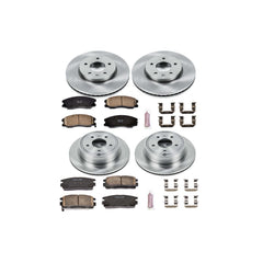 Power Stop KOE2091 Autospecialty - 1-Click Daily Driver Brake Kits (Front And Rear) for 2007-2015 Chevrolet Captiva Sport product image