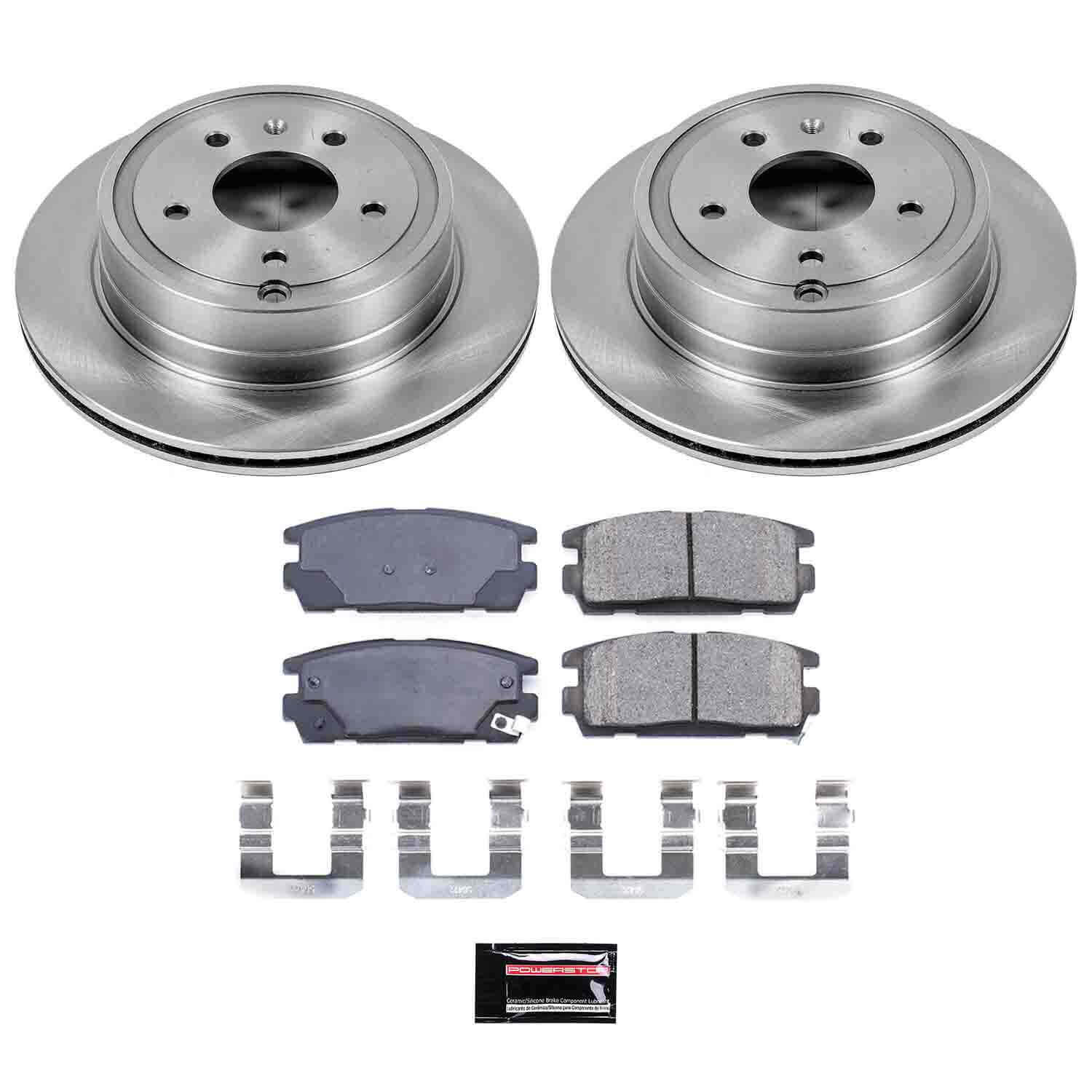 Power Stop KOE2092 Autospecialty - 1-Click Daily Driver Brake Kits (Rear) for 2007-2015 Chevrolet Captiva Sport product image