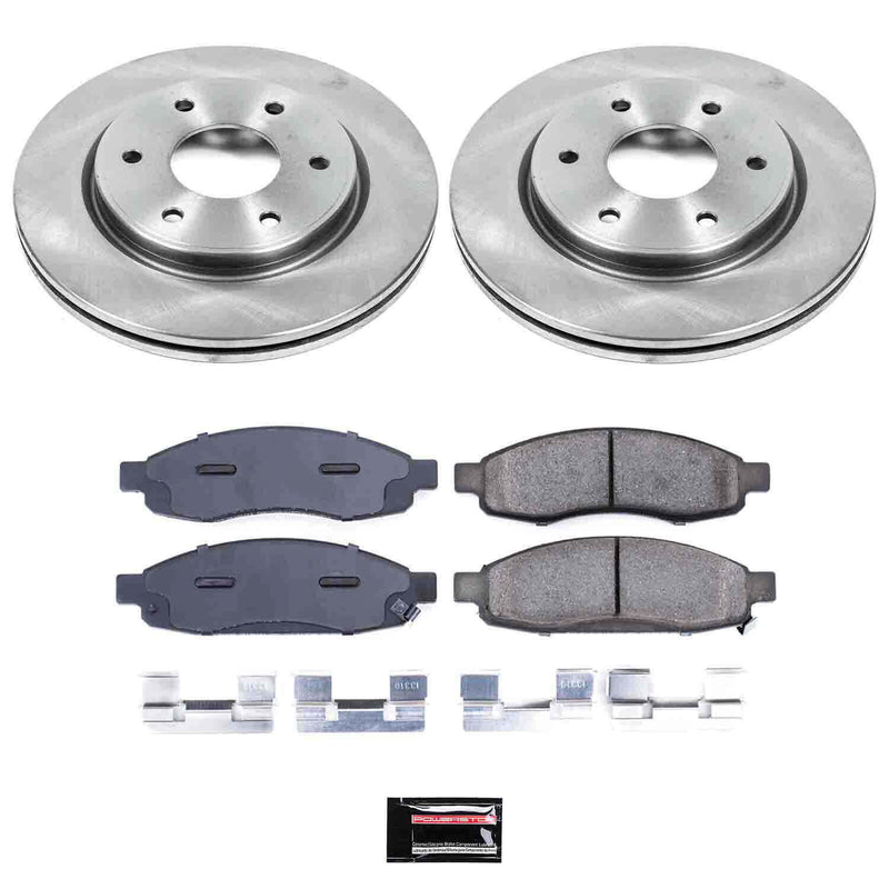Power Stop KOE211 Autospecialty - 1-Click Daily Driver Brake Kits (Front) for 2005-2007 Infiniti QX56 product image