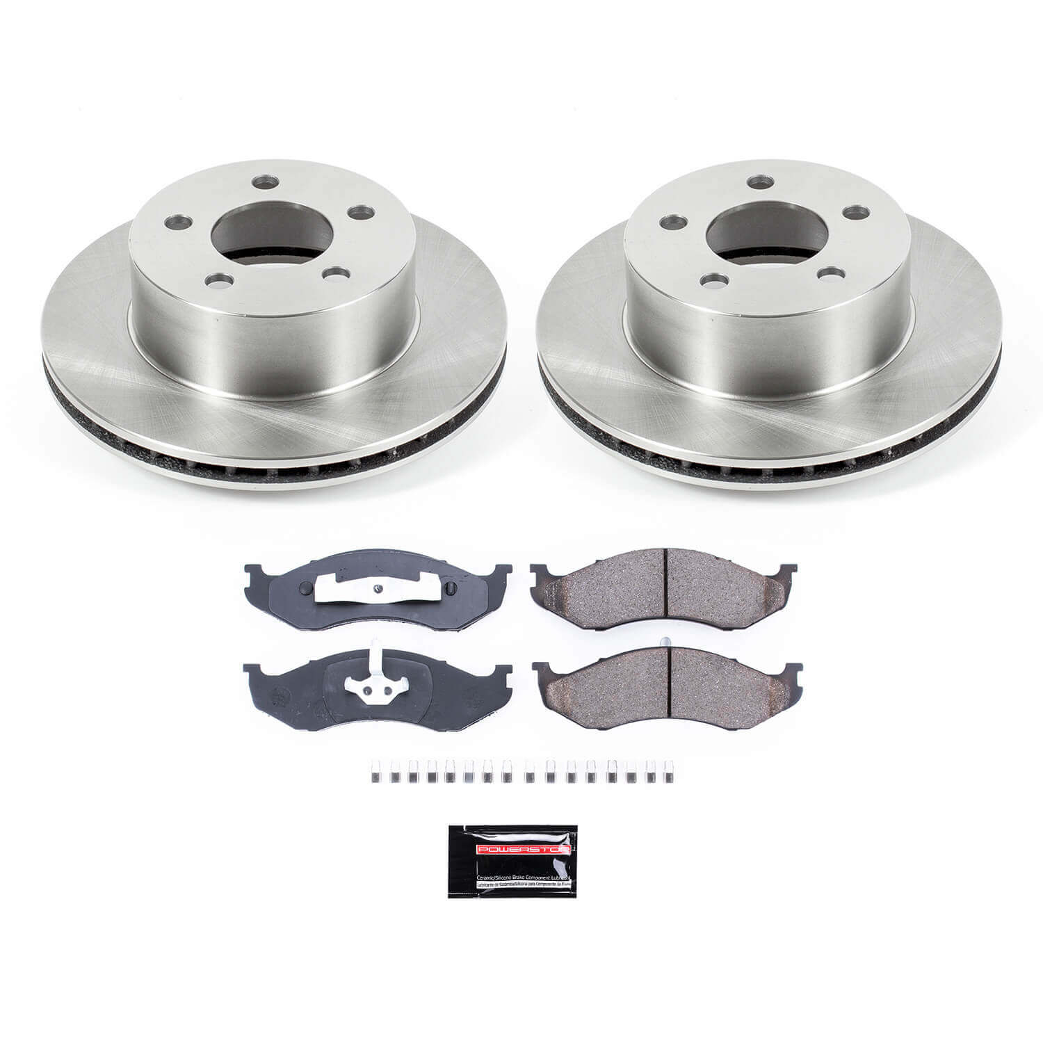Power Stop KOE2119 Autospecialty - 1-Click Daily Driver Brake Kits (Front) for 1990-1999 Jeep Cherokee product image