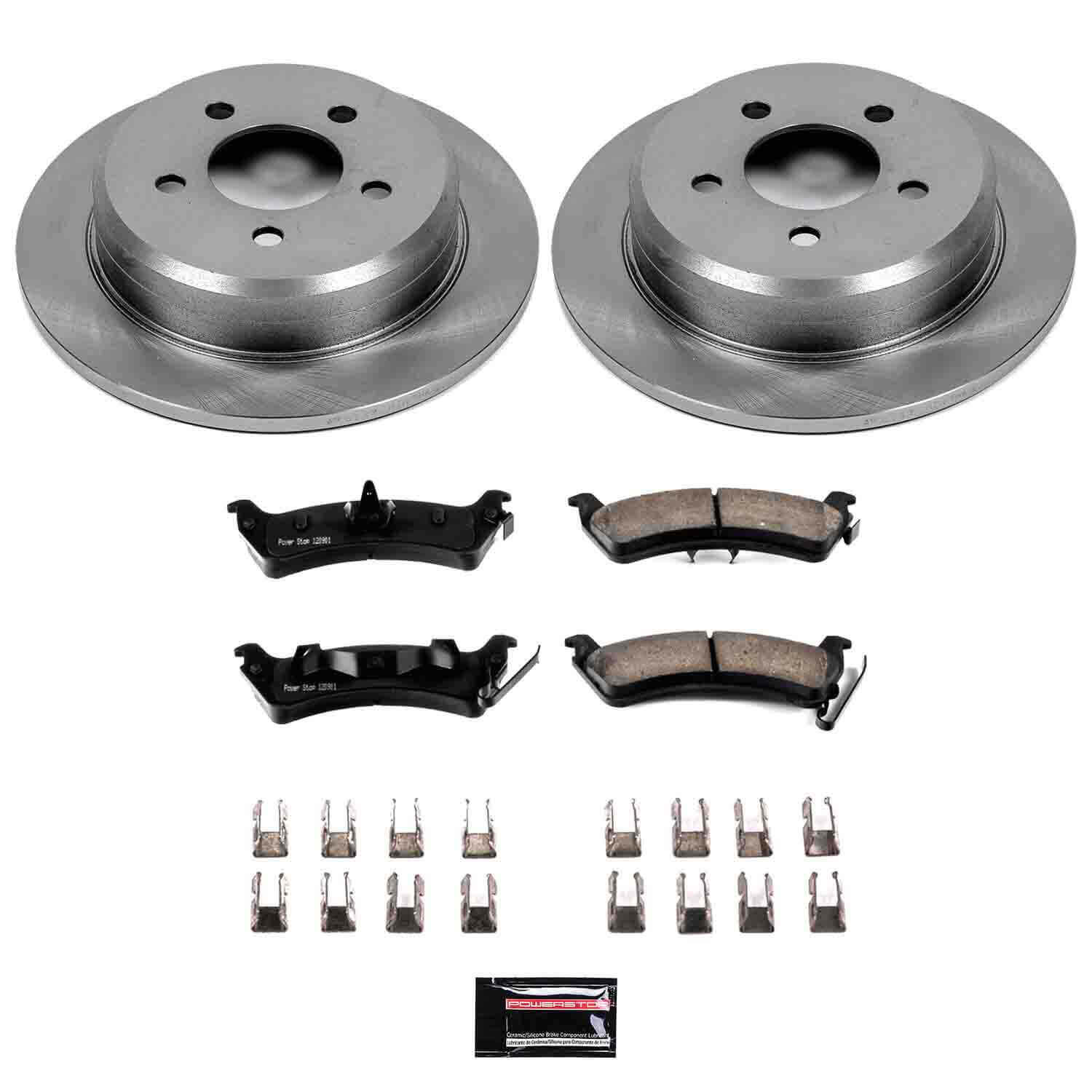 Power Stop KOE2131 Autospecialty - 1-Click Daily Driver Brake Kits (Rear) for 1993-1998 Jeep Grand Cherokee product image