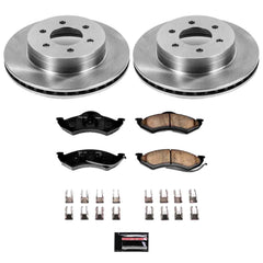 Power Stop KOE2138 Autospecialty - 1-Click Daily Driver Brake Kits (Front) for 1998-1999 Dodge Dakota product image