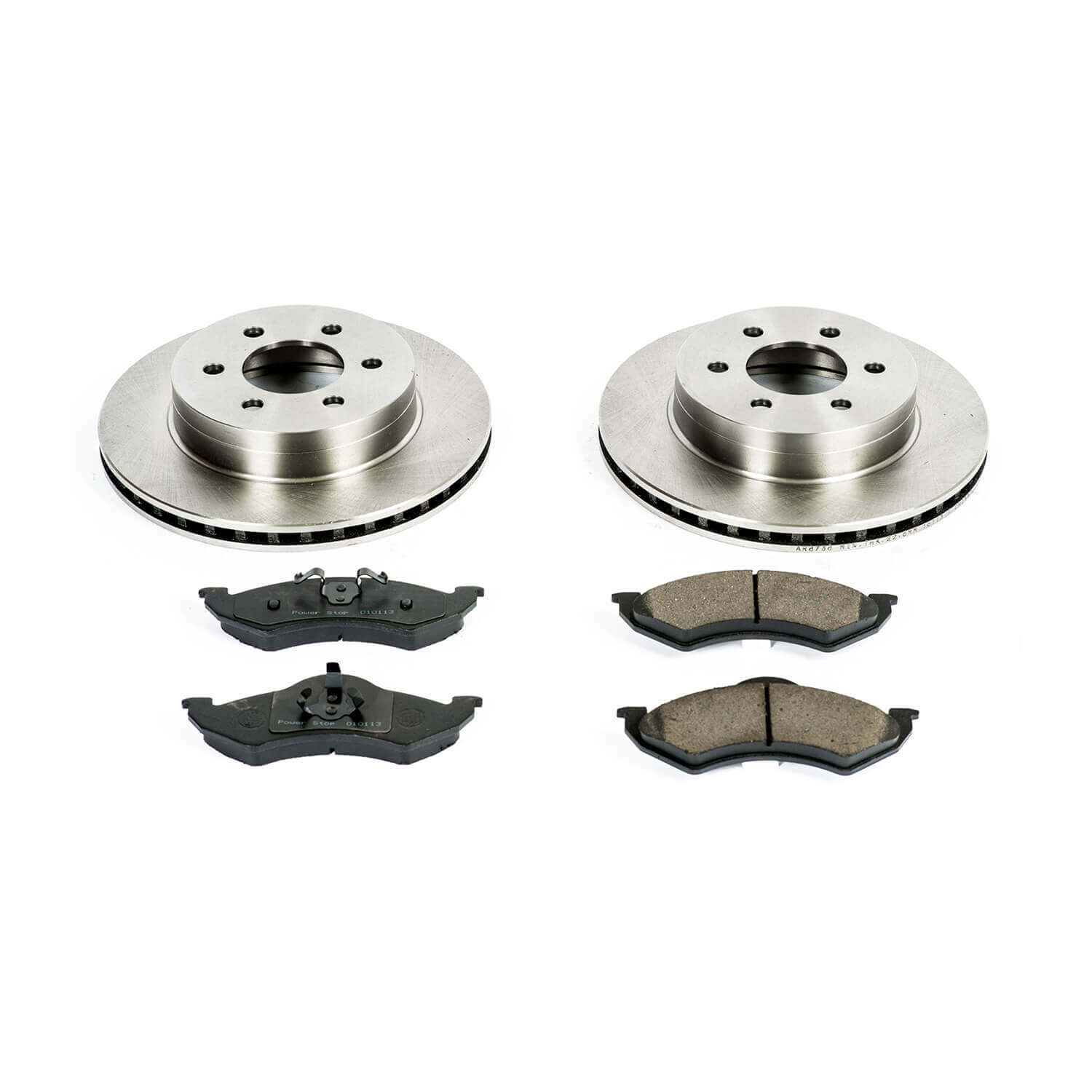 Power Stop KOE2139 Autospecialty - 1-Click Daily Driver Brake Kits (Front) for 2000-2002 Dodge Dakota product image