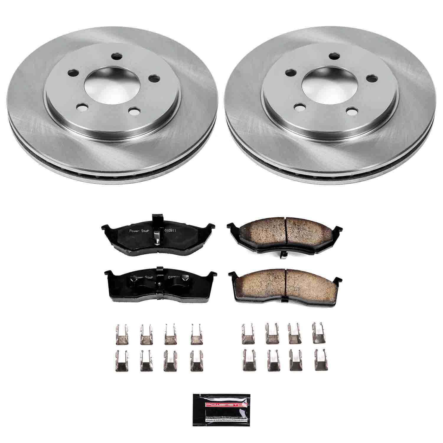 Power Stop KOE2140 Autospecialty - 1-Click Daily Driver Brake Kits (Front) for 1997-2002 Chrysler Grand Voyager product image