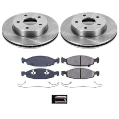Power Stop KOE2147 Autospecialty - 1-Click Daily Driver Brake Kits (Front) for 1999-2002 Jeep Grand Cherokee product image
