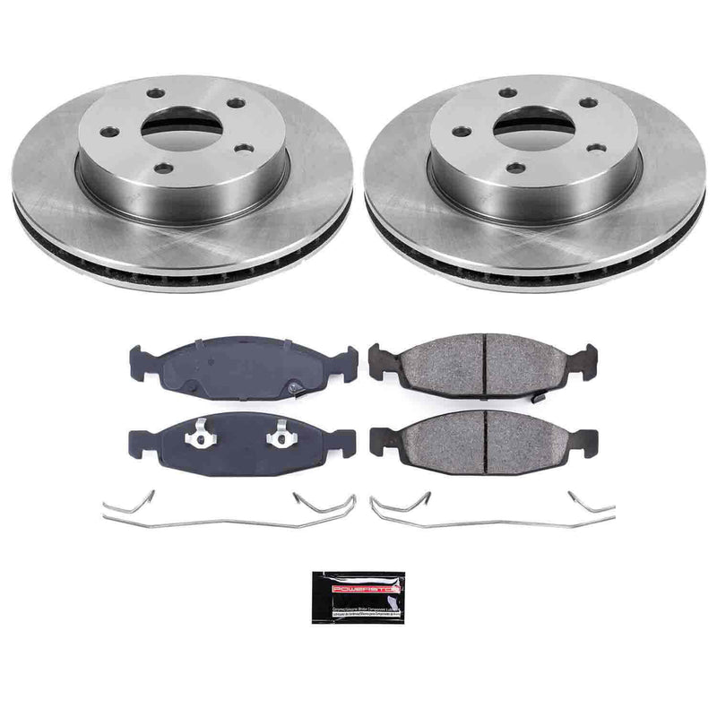 Power Stop KOE2147 Autospecialty - 1-Click Daily Driver Brake Kits (Front) for 1999-2002 Jeep Grand Cherokee product image