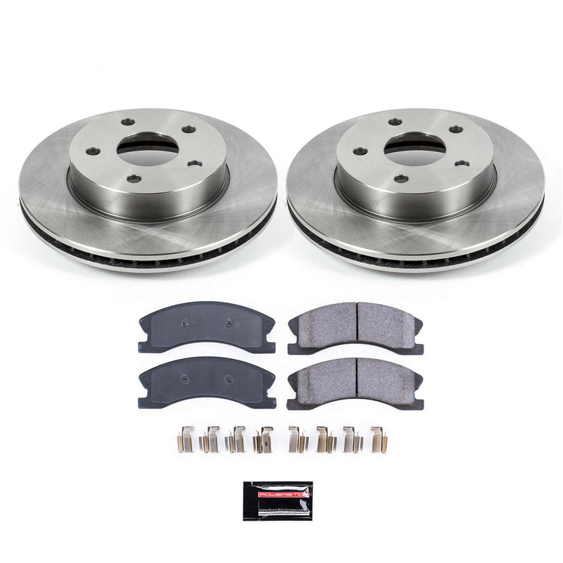 Power Stop KOE2149 Autospecialty - 1-Click Daily Driver Brake Kits (Front) for 1999-2004 Jeep Grand Cherokee product image