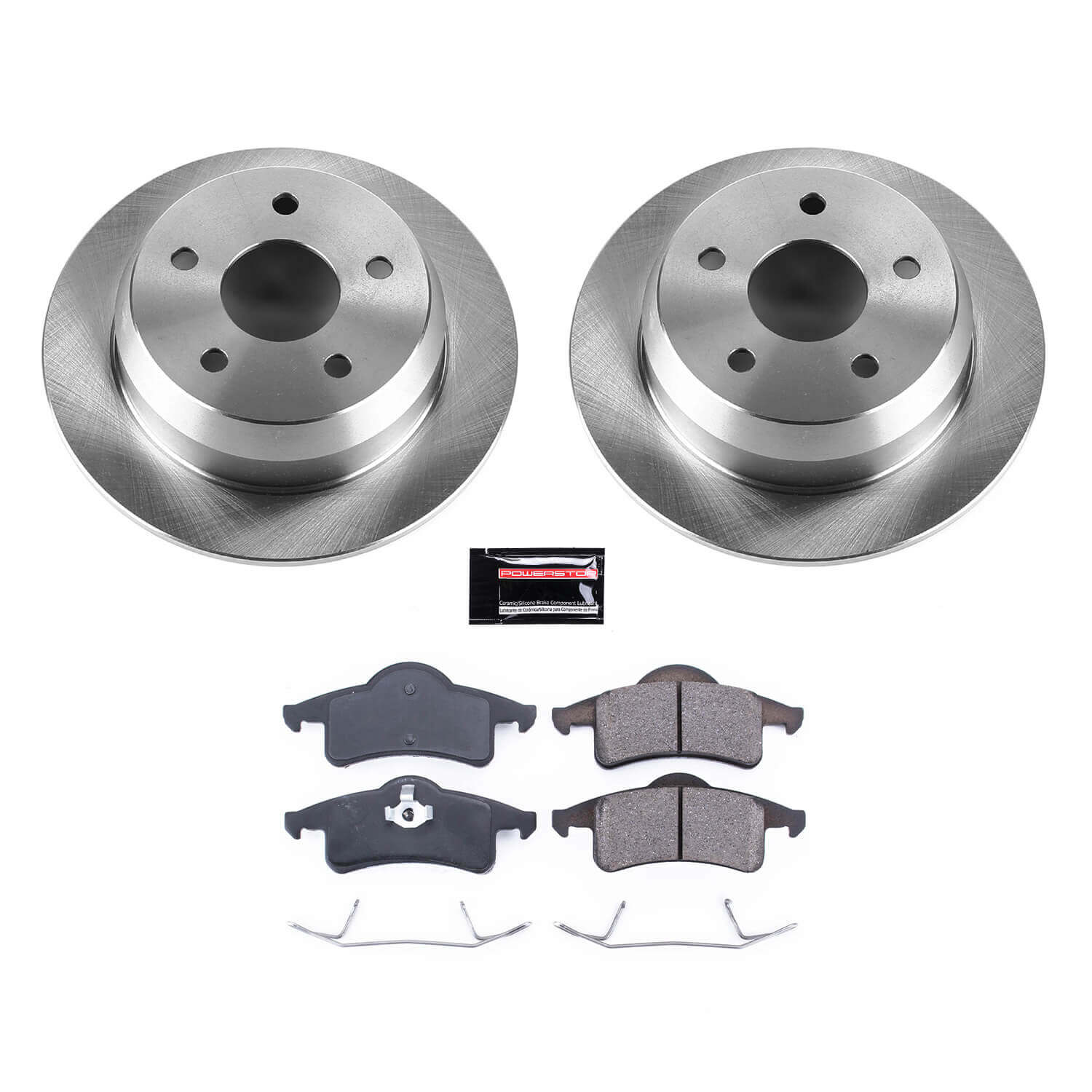 Power Stop KOE2151 Autospecialty - 1-Click Daily Driver Brake Kits (Rear) for 1999-2004 Jeep Grand Cherokee product image