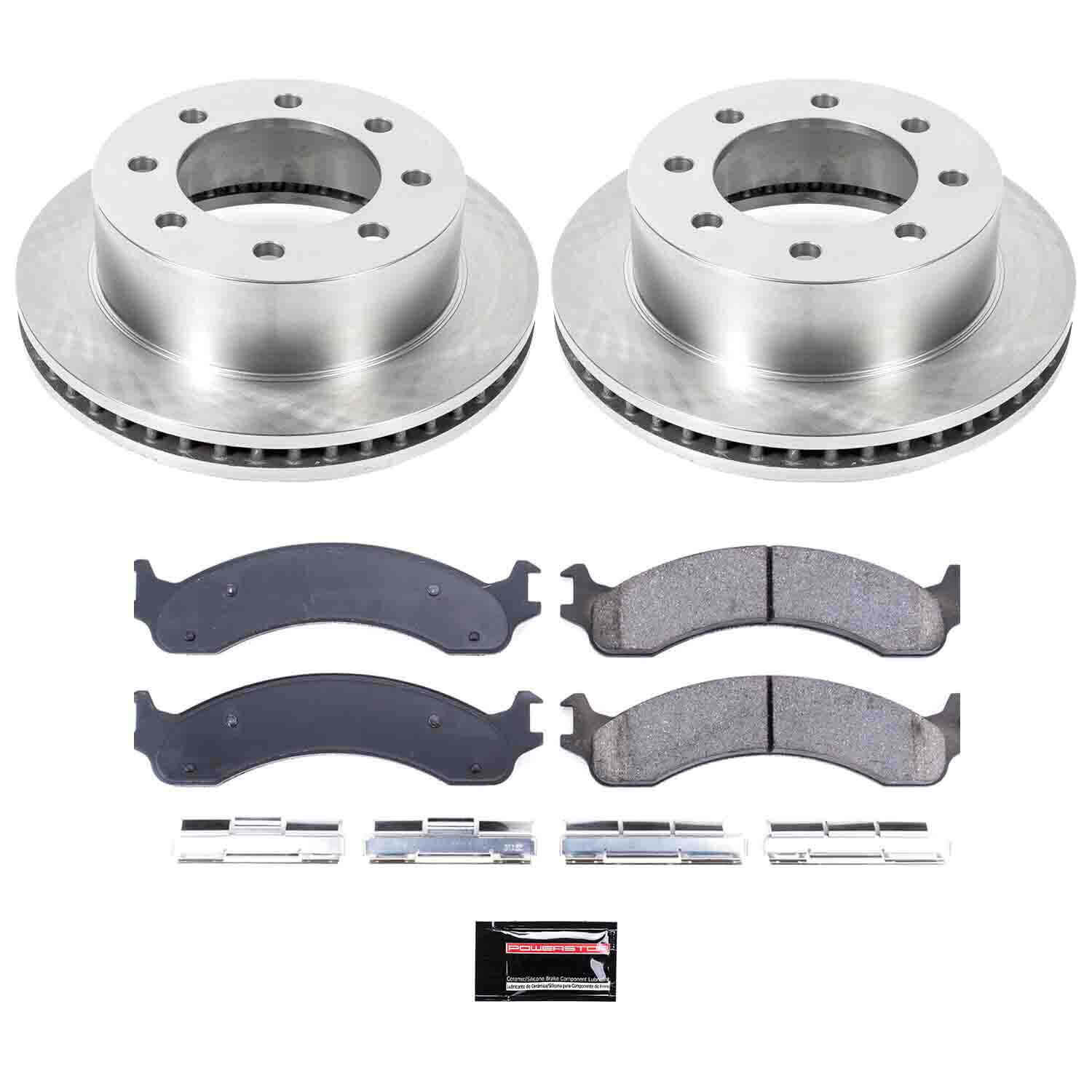 Power Stop KOE2156 Autospecialty - 1-Click Daily Driver Brake Kits (Front) for 2000-2002 Dodge Ram 2500 product image