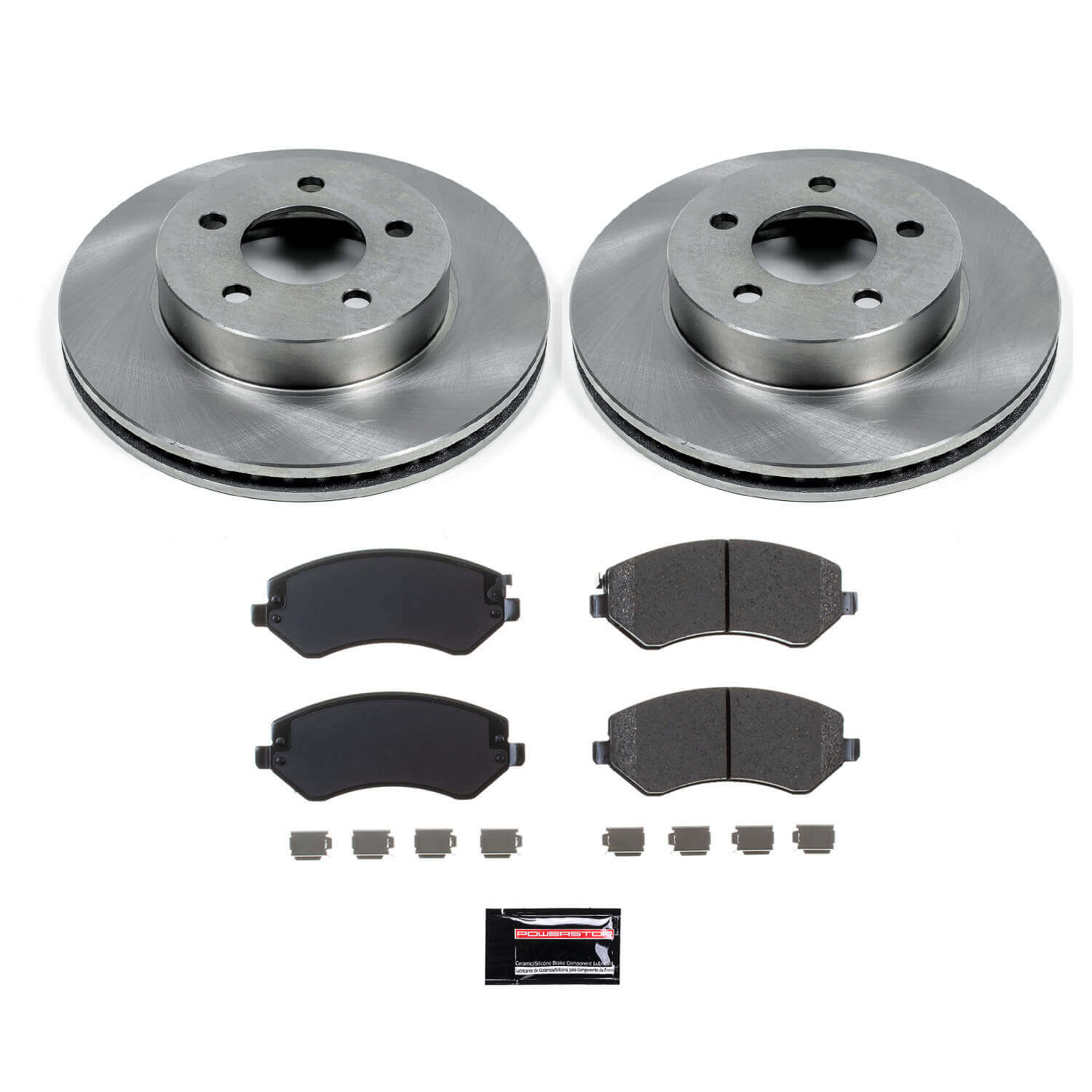 Power Stop KOE2160 Autospecialty - 1-Click Daily Driver Brake Kits (Front) for 2002-2007 Jeep Liberty product image