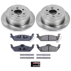 Power Stop KOE2192 Autospecialty - 1-Click Daily Driver Brake Kits (Rear) for 2003-2004 Dodge Dakota product image