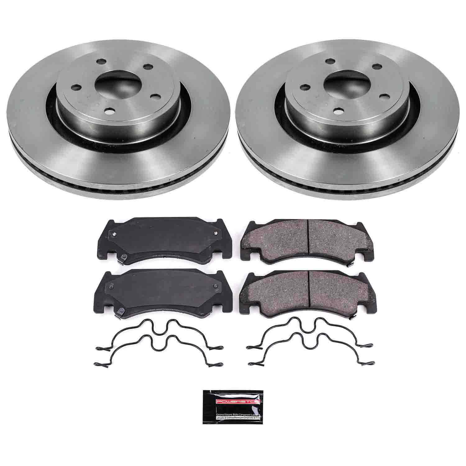 Power Stop KOE2194 Autospecialty - 1-Click Daily Driver Brake Kits (Front) for 2005-2006 Dodge Ram 1500 product image