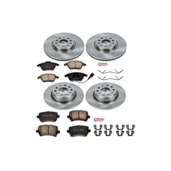 Power Stop KOE2260 Autospecialty - 1-Click Daily Driver Brake Kits (Front And Rear) for 2006-2010 Audi A3 product image