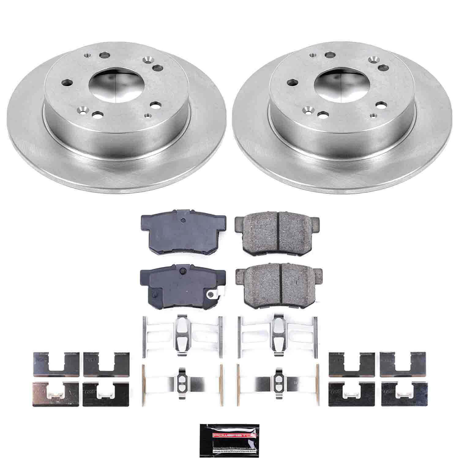 Power Stop KOE2270 Autospecialty - 1-Click Daily Driver Brake Kits (Rear) for 1997-2006 Acura Integra product image
