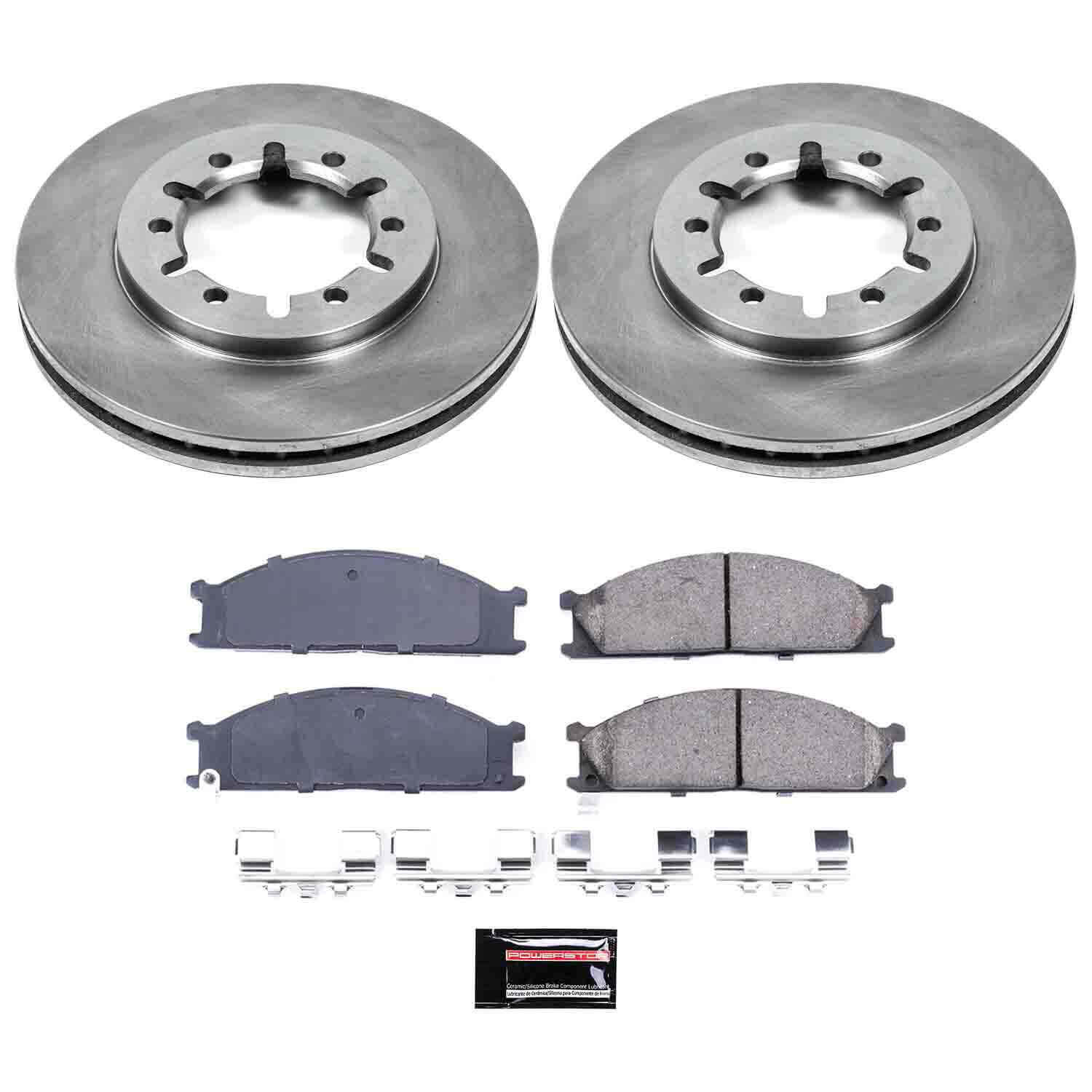 Power Stop KOE2278 Autospecialty - 1-Click Daily Driver Brake Kits (Front) for 1998-2004 Nissan Frontier product image