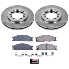 Power Stop KOE2278 Autospecialty - 1-Click Daily Driver Brake Kits (Front) for 1998-2004 Nissan Frontier product image