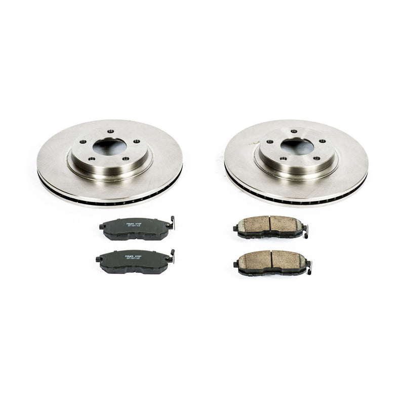 Power Stop KOE2282 Autospecialty - 1-Click Daily Driver Brake Kits (Front) for 2002-2006 Infiniti I35 product image