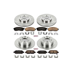 Power Stop KOE2283 Autospecialty - 1-Click Daily Driver Brake Kits (Front And Rear) for 2002-2006 Nissan Altima product image