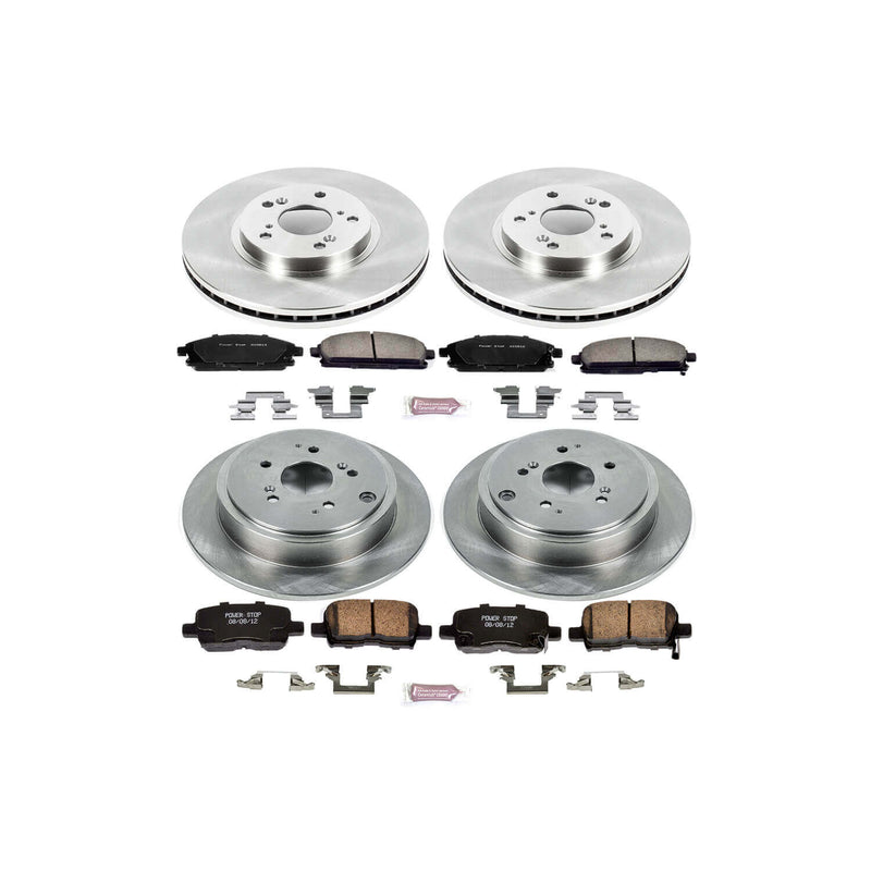 Power Stop KOE2291 Autospecialty - 1-Click Daily Driver Brake Kits (Front And Rear) for 2003-2006 Acura MDX product image