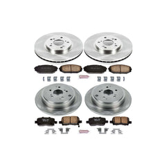 Power Stop KOE2300 Autospecialty - 1-Click Daily Driver Brake Kits (Front And Rear) for 2001-2002 Acura MDX product image