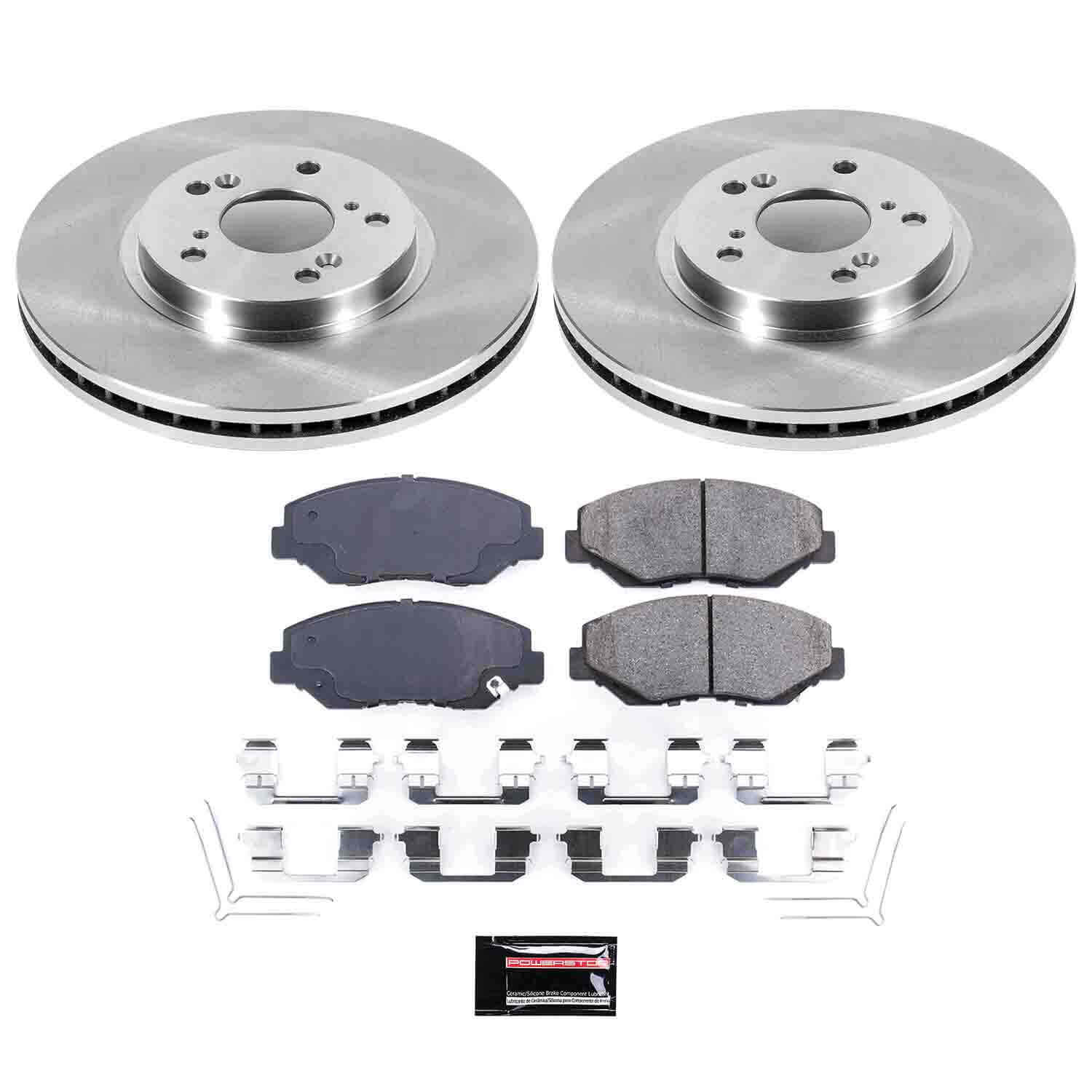 Power Stop KOE2302 Autospecialty - 1-Click Daily Driver Brake Kits (Front) for 2003-2008 Honda Pilot product image