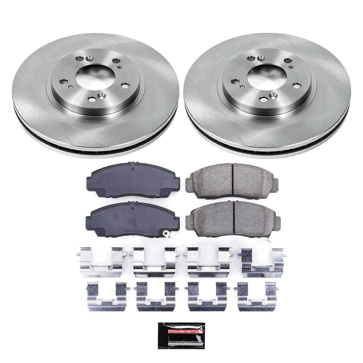 Power Stop KOE2309 Autospecialty - 1-Click Daily Driver Brake Kits (Front) for 1999-2004 Acura Rl product image