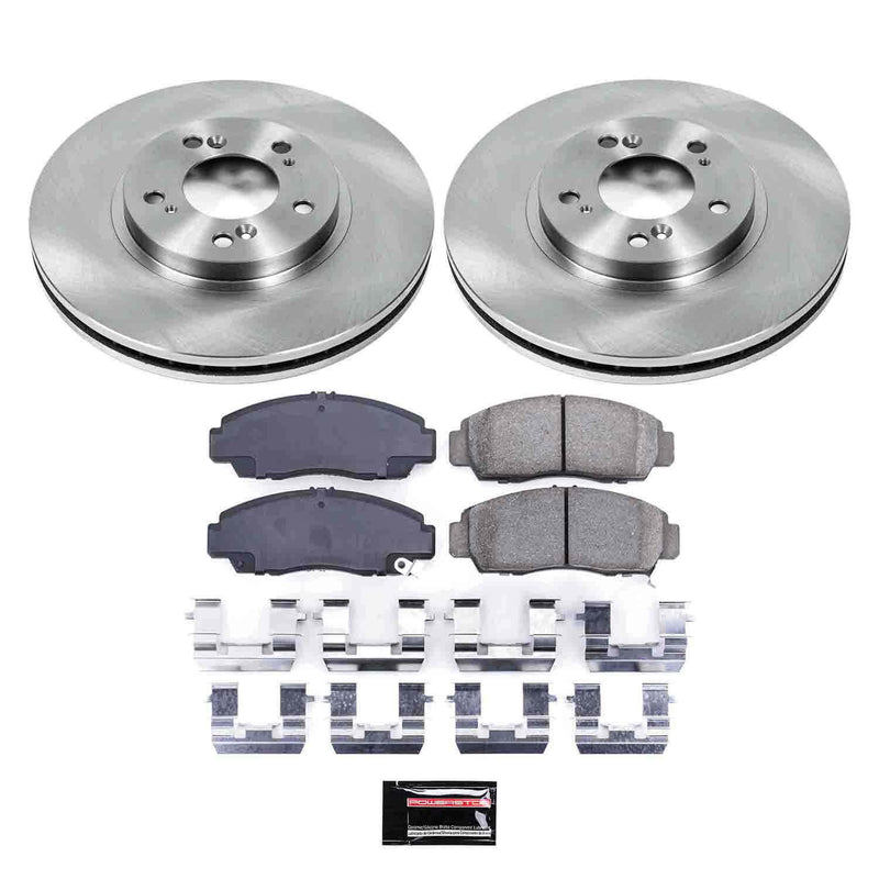 Power Stop KOE2309 Autospecialty - 1-Click Daily Driver Brake Kits (Front) for 1999-2004 Acura Rl product image