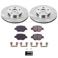 Power Stop KOE2313 Autospecialty - 1-Click Daily Driver Brake Kits (Front) for 2000-2010 Scion Tc product image