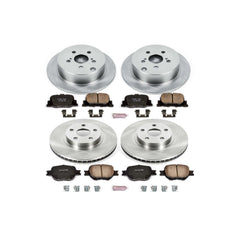 Power Stop KOE2315 Autospecialty - 1-Click Daily Driver Brake Kits (Front And Rear) for 2005-2010 Scion Tc product image