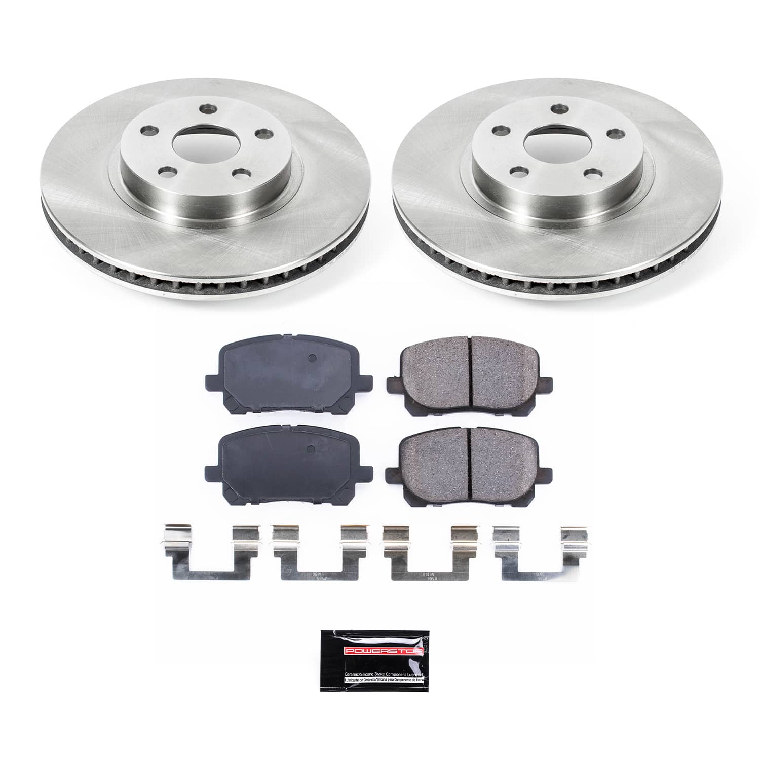 Power Stop KOE2316 Autospecialty - 1-Click Daily Driver Brake Kits (Front) for 2003-2008 Pontiac Vibe product image