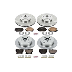 Power Stop KOE2317 Autospecialty - 1-Click Daily Driver Brake Kits (Front And Rear) for 2003-2007 Pontiac Vibe product image