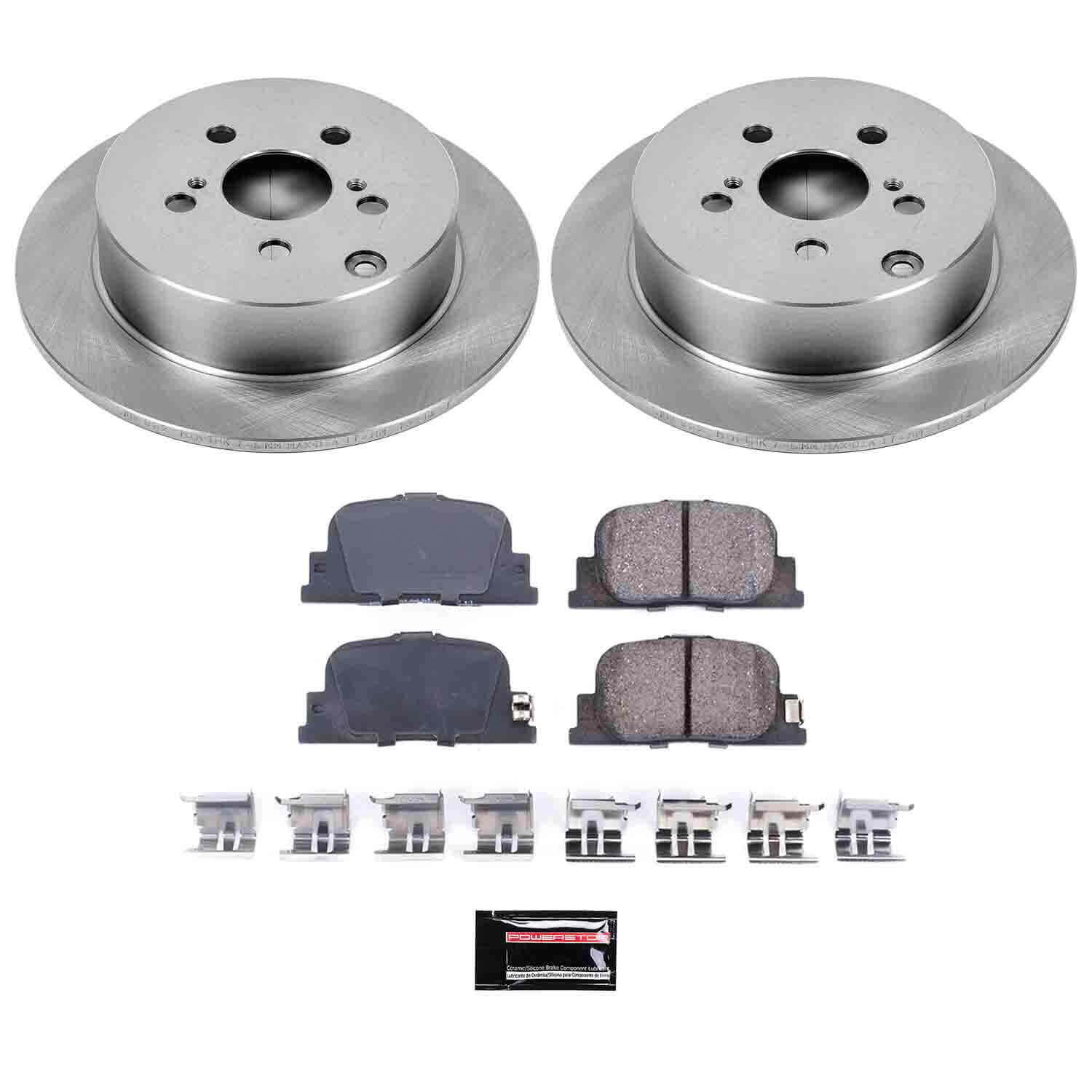 Power Stop KOE2319 Autospecialty - 1-Click Daily Driver Brake Kits (Rear) for 2005-2010 Scion Tc product image