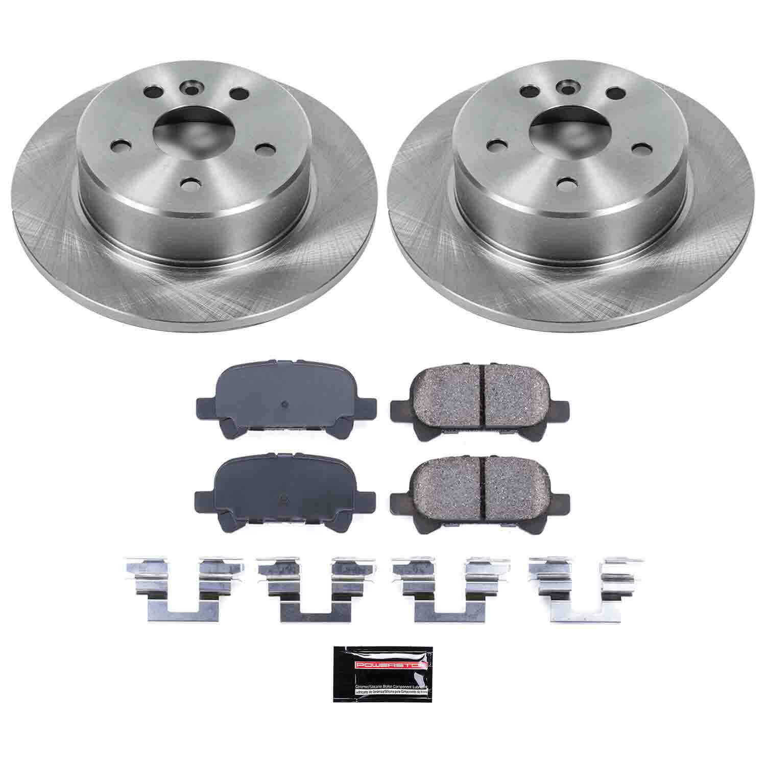 Power Stop KOE2322 Autospecialty - 1-Click Daily Driver Brake Kits (Rear) for 2000-2004 Toyota Avalon product image